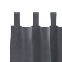 Berkfield Home Blackout Curtains with Hanging Loops 2 pcs Super Light Grey Velvet - thumbnail 4