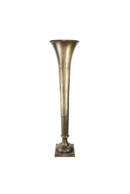 KDMD Gold Poseidon Trumpet Vase 140 x 34cm - Size: 140 x 34 cm - image 1
