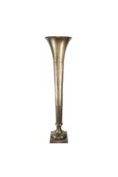KDMD Gold Poseidon Trumpet Vase 140 x 34cm - Size: 140 x 34 cm - thumbnail 2