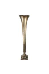 KDMD Gold Poseidon Trumpet Vase 140 x 34cm - Size: 140 x 34 cm - thumbnail 1