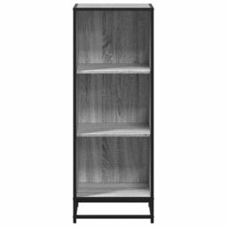 Berkfield Home Book Cabinet Grey Sonoma 40x35x107.5 cm Engineered Wood - thumbnail 4