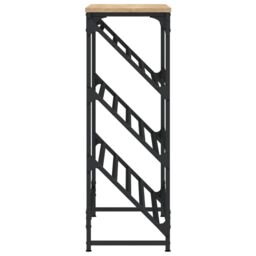Berkfield Home Shoe Rack Sonoma Oak 90x30x85 cm Engineered Wood in Brown - Size: 90 x 30 x 85 cm - thumbnail 5