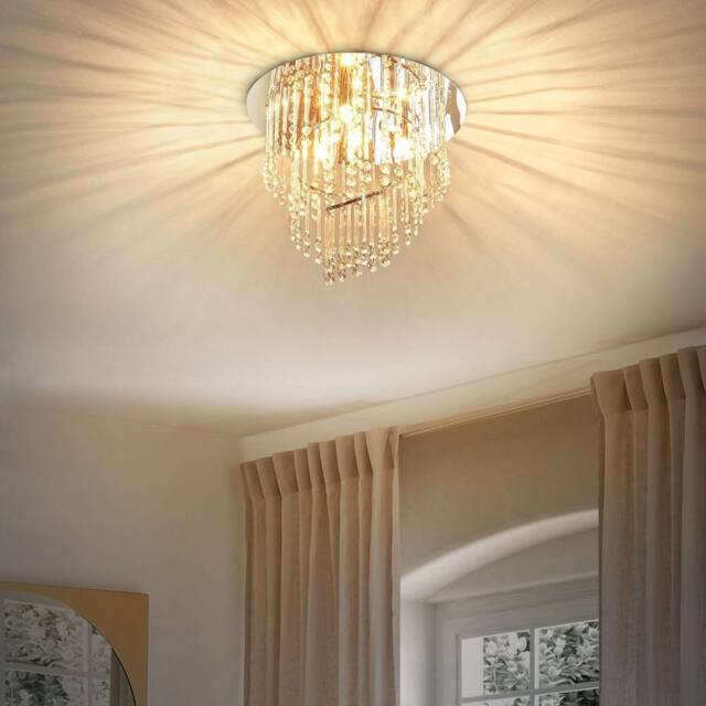 Wyld and Coco Chrome Crystal Chandelier - Large Cut Glass Crystals in Clear - image 1