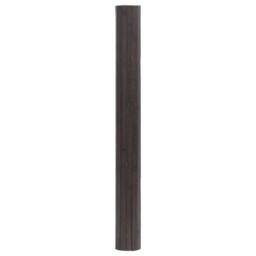Berkfield Home Rug Rectangular Dark Brown 70x300 cm Bamboo - Size: Medium