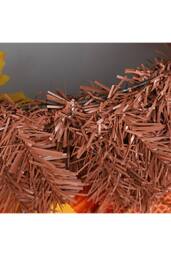 H&O Direct 60cm Artificial Maple Leaf Wreath Outdoor Decoration for Halloween in Orange - thumbnail 6