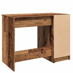 Berkfield Home Decorative Desk Old Wood 100x50x75 cm Engineered Wood in Brown - Size: 100 x 50 x 75 cm - thumbnail 7