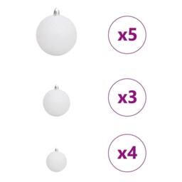 Berkfield Home Artificial Christmas Tree with 150 LEDs Green 120 cm PE & PVC - thumbnail 8