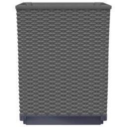 Berkfield Home Planters 4 pcs Black 30x30x37 cm Polypropylene - Size: 30 x 30 x 37 cm - thumbnail 5