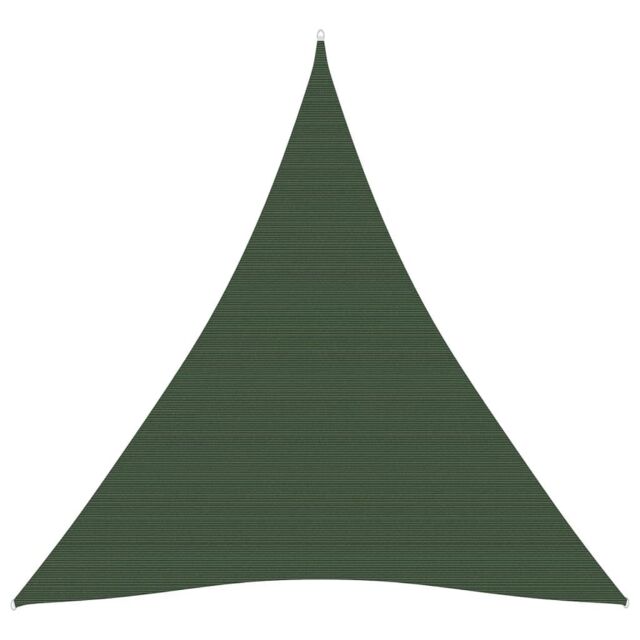 Berkfield Home Sunshade Sail 160 g/m ² Dark Green 5x6x6 m HDPE - image 1