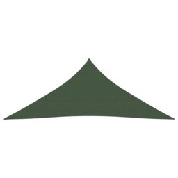 Berkfield Home Sunshade Sail 160 g/m ² Dark Green 5x6x6 m HDPE - thumbnail 2