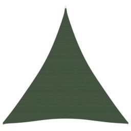 Berkfield Home Sunshade Sail 160 g/m ² Dark Green 5x6x6 m HDPE - thumbnail 1