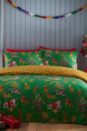 Furn Purrfect Christmas Reversible Duvet Cover Set - Size: Toddler - thumbnail 2