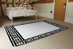 Benjamin Tate Design Greek Traditional Meandor Rug in Natural - Size: Large - thumbnail 3