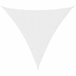 Berkfield Home Sunshade Sail Oxford Fabric Triangular 3.6x3.6x3.6 m White - thumbnail 2