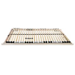 Berkfield Home Slatted Bed Base Natural wood, Black, Grey 70 x 190 cm in Brown - thumbnail 2