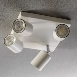 CGC Lighting 'Jack' Square White Four Head GU10 Ceiling Spot Light - thumbnail 6