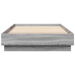 Berkfield Home Bed Frame without Mattress Grey Sonoma 90x200 cm Engineered Wood - thumbnail 4