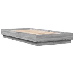 Berkfield Home Bed Frame without Mattress Grey Sonoma 90x200 cm Engineered Wood - thumbnail 3