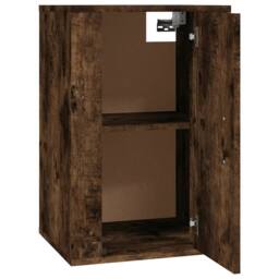 Berkfield Home Wall Mounted TV Cabinets 2 pcs Smoked Oak 40x34.5x60 cm in Brown - thumbnail 8