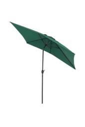 Garden Sanctuary Rectangular Sunshade Waterproof Garden Parasol with Resin Base in Green - thumbnail 4