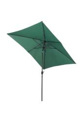 Garden Sanctuary Rectangular Sunshade Waterproof Garden Parasol with Resin Base in Green - thumbnail 5