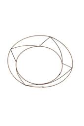 KDMD Raised Wire Rings 16inch Gold Wall Decoration - thumbnail 3