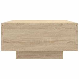 Berkfield Home Coffee Table Sonoma Oak 90x60x31 cm Engineered Wood in Light Oak - Size: 90 x 60 x 31 cm - thumbnail 6