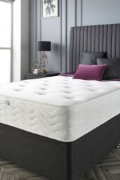Aspire 1000 Tufted Pocket+ Mattress in White - Size: Single - thumbnail 1