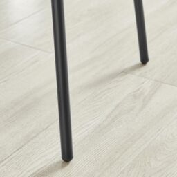 FurnitureboxUK 2 x Asti Black Velvet Dining Chairs - thumbnail 8