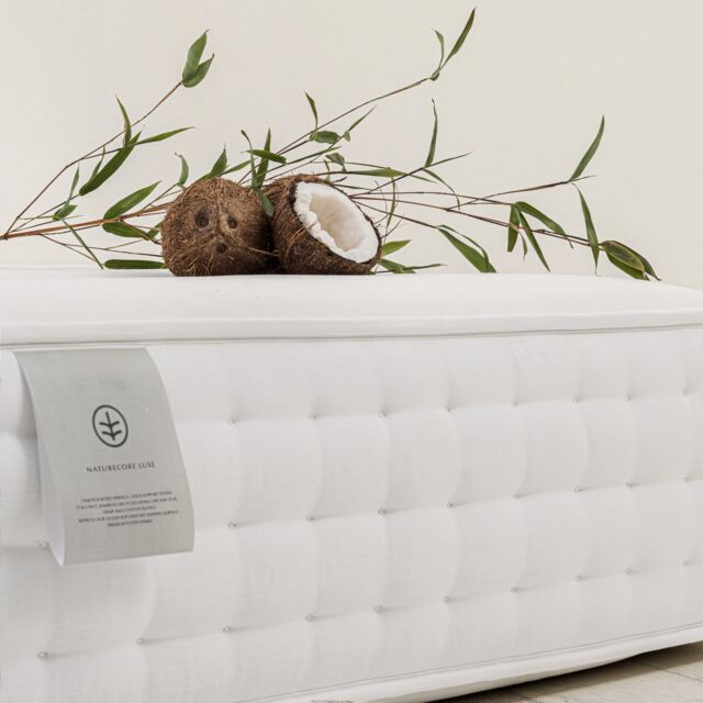 Ethical Bedding CocoCore™ Natural Bamboo Mattress - Precision Support 7000 in White - Size: Super King