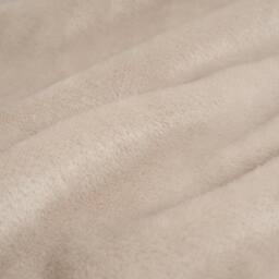 OHS Ultra Soft Flannel Fleece Throw Blanket in Light Brown - Size: 200 cm x 240 cm - thumbnail 3