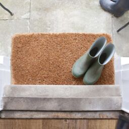 Nicola Spring Premium Handmade Coir Door Mat - 120 x 60cm in Brown - Size: 60 cm x 120 cm - thumbnail 5