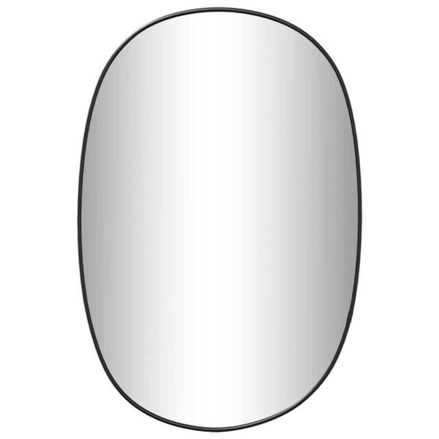 Berkfield Home Wall Mirror Black 50x35 cm - image 1