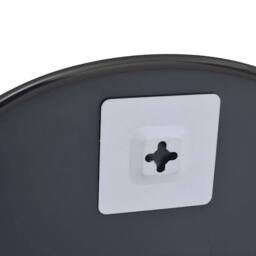 Berkfield Home Wall Mirror Black 50x35 cm - thumbnail 6