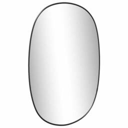 Berkfield Home Wall Mirror Black 50x35 cm - thumbnail 4