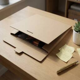 "Ventryn 50 x STRONG 12"" SINGLE RECORD VINYL MAILERS BOXES SHIPPING PACKAGING in Brown" - thumbnail 5