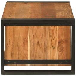 Berkfield Home Coffee Table 90x50x38 cm Solid Wood Acacia in Brown - Size: 90 x 50 x 38 cm - thumbnail 4