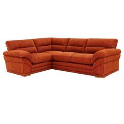 Bliss Furniture Amalfi Claude Right Hand 2 Piece Corner Sofa in Orange - Size: 4 Pack - thumbnail 1