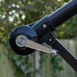 Samuel Alexander 3m Cantilever Banana Black Parasol. Crank Handle & Base Weights - thumbnail 4