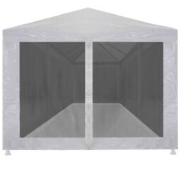 Berkfield Home Party Tent with 8 Mesh Sidewalls 9x3 m in White - thumbnail 3