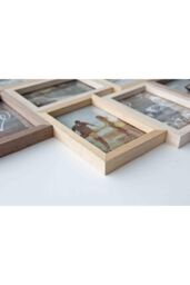"nielsen Accent Photo Collage Frame for 10 Pictures 4x6"" - Mixed Wood Finishes in Natural" - thumbnail 3