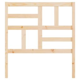 Berkfield Home Bed Headboard 106x4x104 cm Solid Wood Pine in Brown - Size: 106 x 4 x 104 cm - thumbnail 4