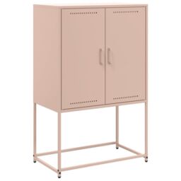 Berkfield Home TV Cabinet White 100.5x39x60.5 cm Steel - thumbnail 2