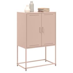 Berkfield Home TV Cabinet White 100.5x39x60.5 cm Steel - thumbnail 4