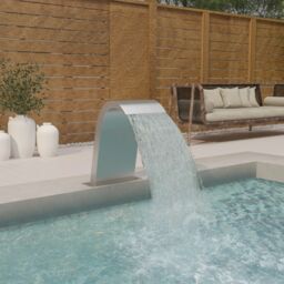 Berkfield Home Pool Fountain 50x30x60 cm Stainless Steel 304 in Silver - Size: 50 x 30 x 60 cm - thumbnail 1