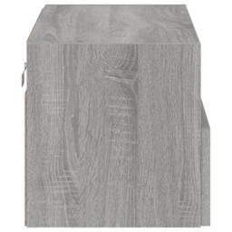 Berkfield Home TV Wall Cabinet Grey Sonoma 60x30x30 cm Engineered Wood - Size: 60 x 30 x 30 cm - thumbnail 9