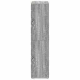 Berkfield Home Classic Book Cabinet/Sideboard Grey Sonoma 66x30x130 cm Engineere - Size: 66 x 30 x 130 cm - thumbnail 8