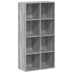 Berkfield Home Classic Book Cabinet/Sideboard Grey Sonoma 66x30x130 cm Engineere - Size: 66 x 30 x 130 cm - thumbnail 3