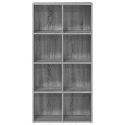 Berkfield Home Classic Book Cabinet/Sideboard Grey Sonoma 66x30x130 cm Engineere - Size: 66 x 30 x 130 cm - thumbnail 5