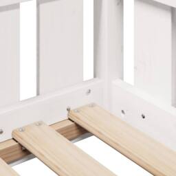 Berkfield Home Kids' House Bed Frame without Mattress White 90x200 cm - thumbnail 7